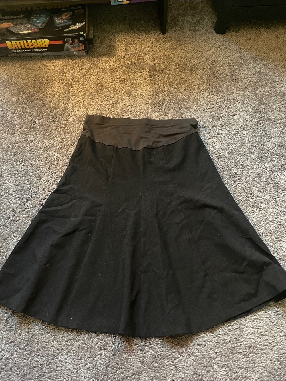 Classic Black A-Line Skirt (maternity)